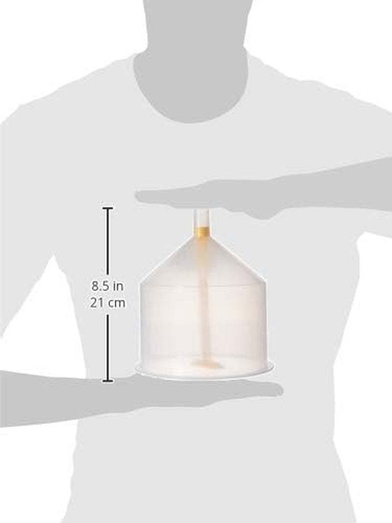 87009 No-Spill Coolant Filling Plastic Funnel Kit | Universal Radiator Funnel for Auto Mechanics | Adapters Help Funnel Fit the Radiator of Most Every Consumer Vehicle | White