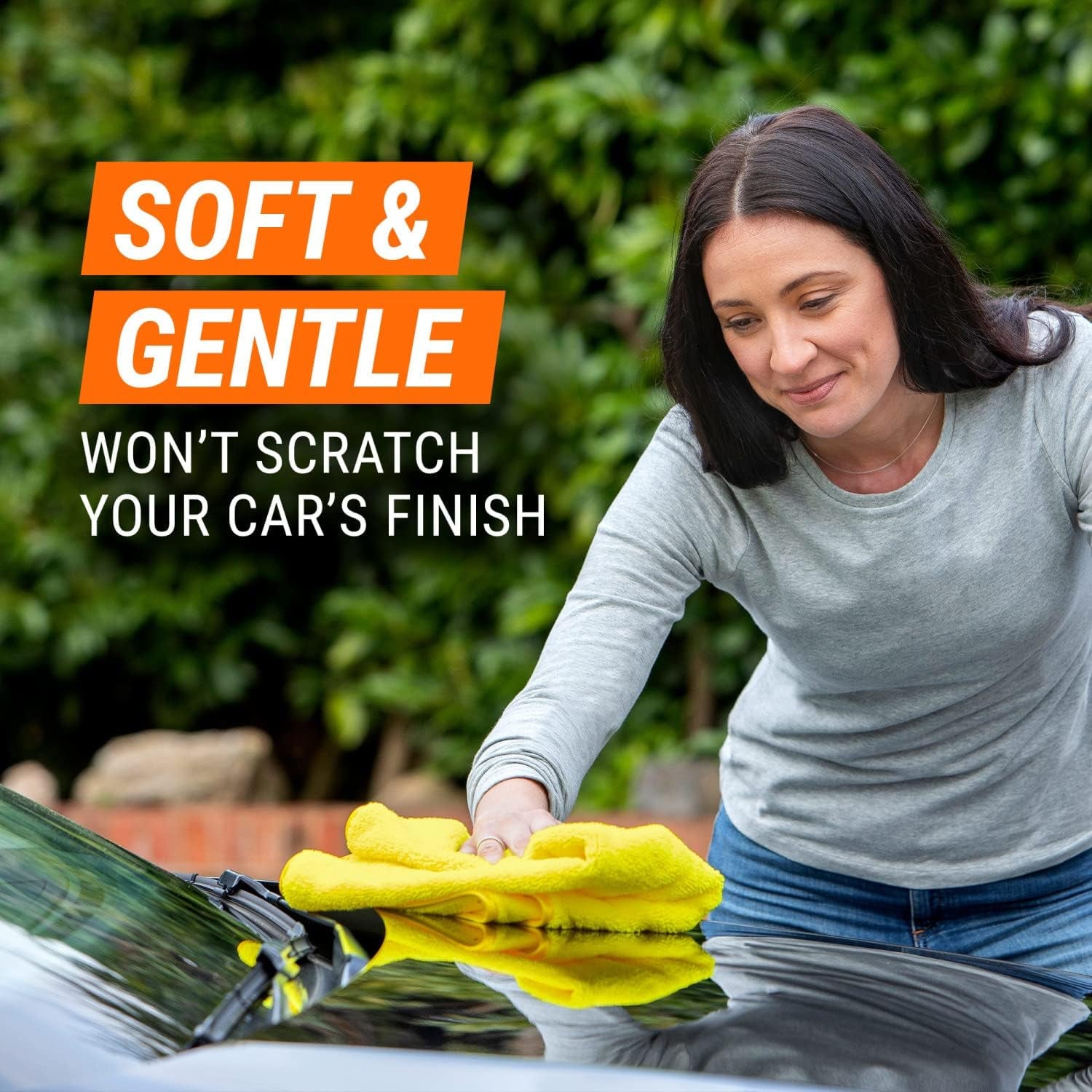 Car Cleaning Kit, Microfibre Drying Towel, Set of 2