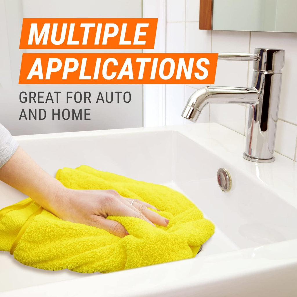 Car Cleaning Kit, Microfibre Drying Towel, Set of 2