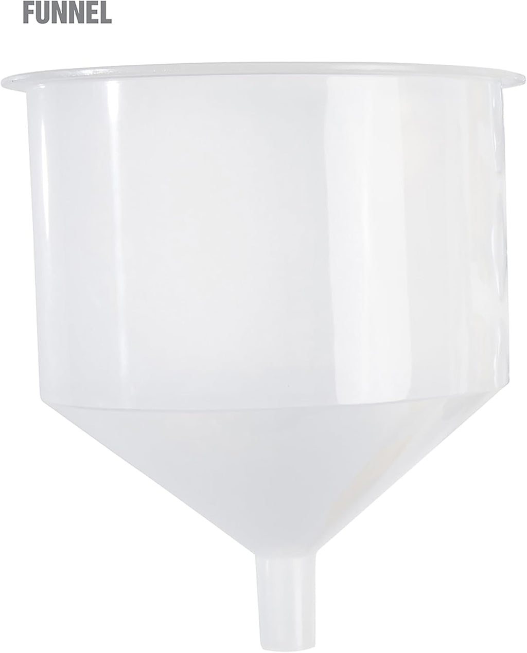 87009 No-Spill Coolant Filling Plastic Funnel Kit | Universal Radiator Funnel for Auto Mechanics | Adapters Help Funnel Fit the Radiator of Most Every Consumer Vehicle | White