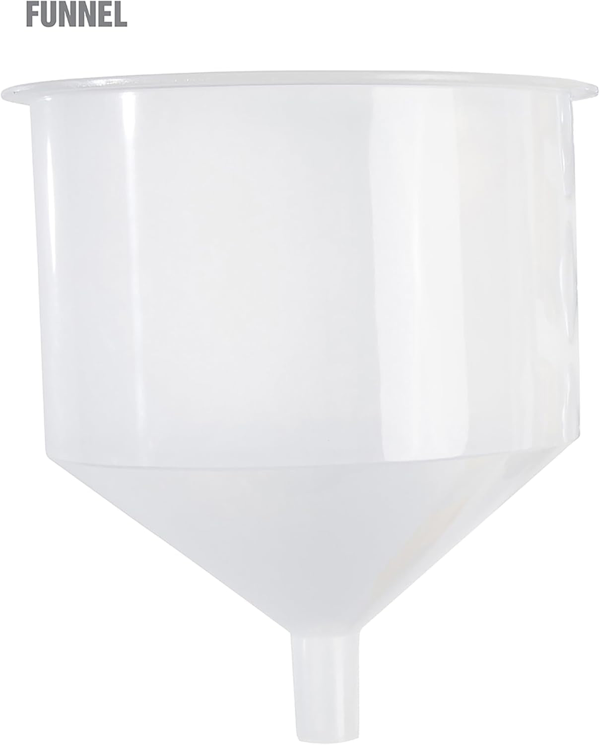 87009 No-Spill Coolant Filling Plastic Funnel Kit | Universal Radiator Funnel for Auto Mechanics | Adapters Help Funnel Fit the Radiator of Most Every Consumer Vehicle | White